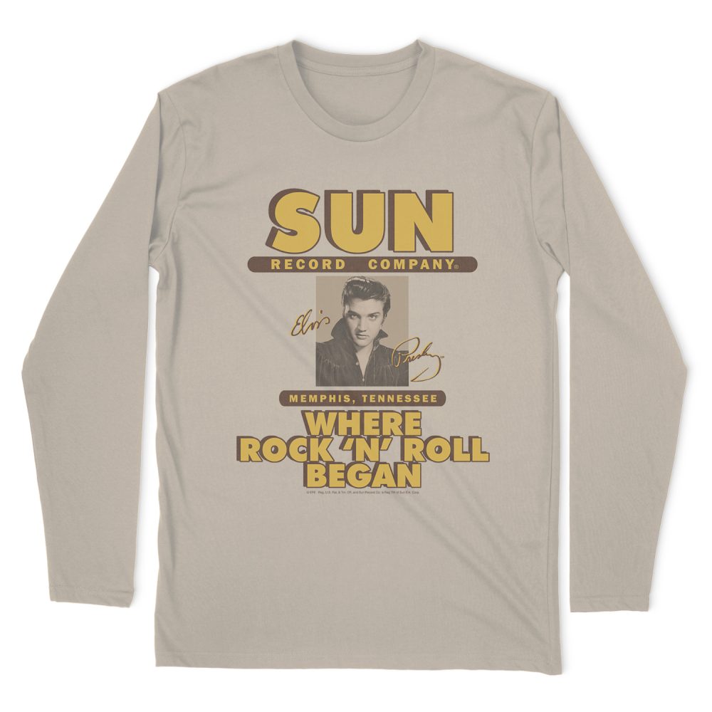 SUN RECORDS SUN AD LONG SLEEVE T-SHIRT