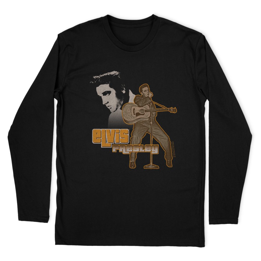 ELVIS PRESLEY THE HILLBILLY CAT LONG SLEEVE T-SHIRT
