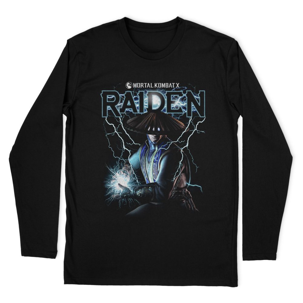 MORTAL KOMBAT RAIDEN LONG SLEEVE T-SHIRT