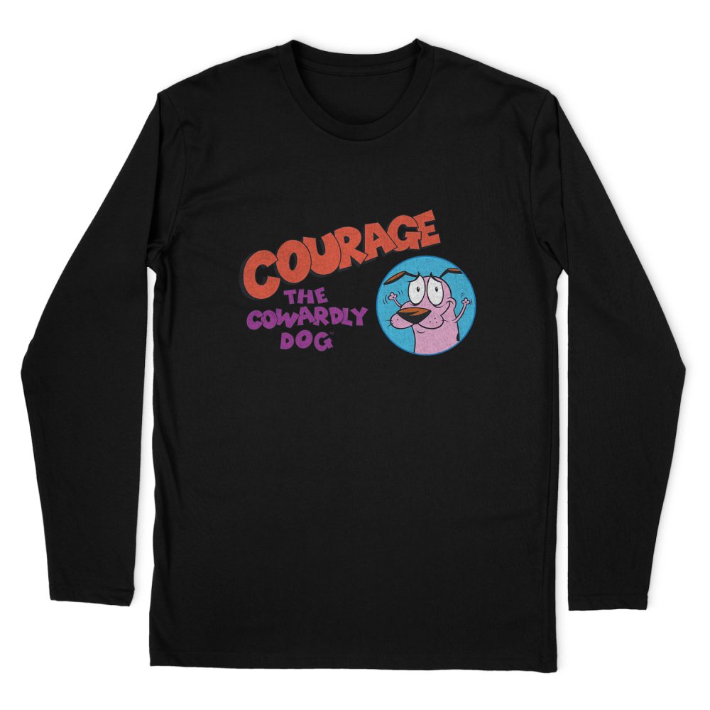 COURAGE THE COWARDLY DOG LONG SLEEVE T-SHIRT