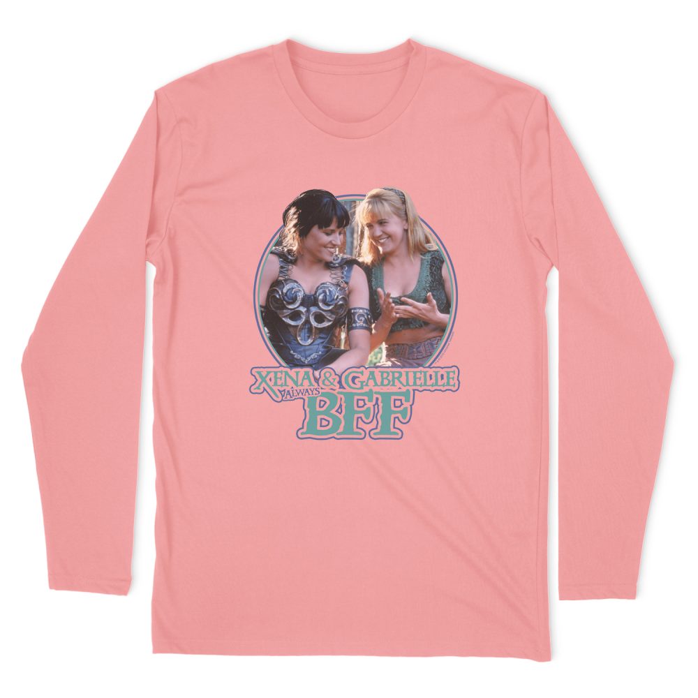 XENA WARRIOR PRINCESS BFF LONG SLEEVE T-SHIRT
