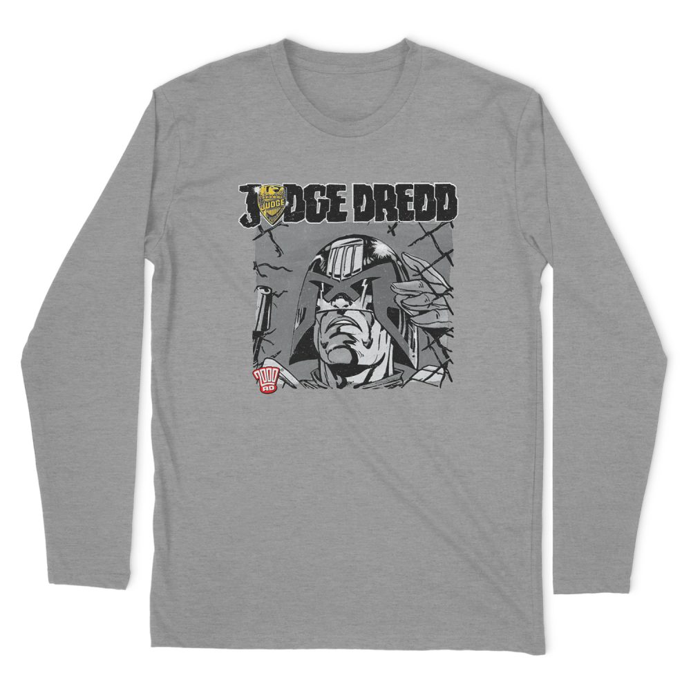 JUDGE DREDD FENCED LONG SLEEVE T-SHIRT