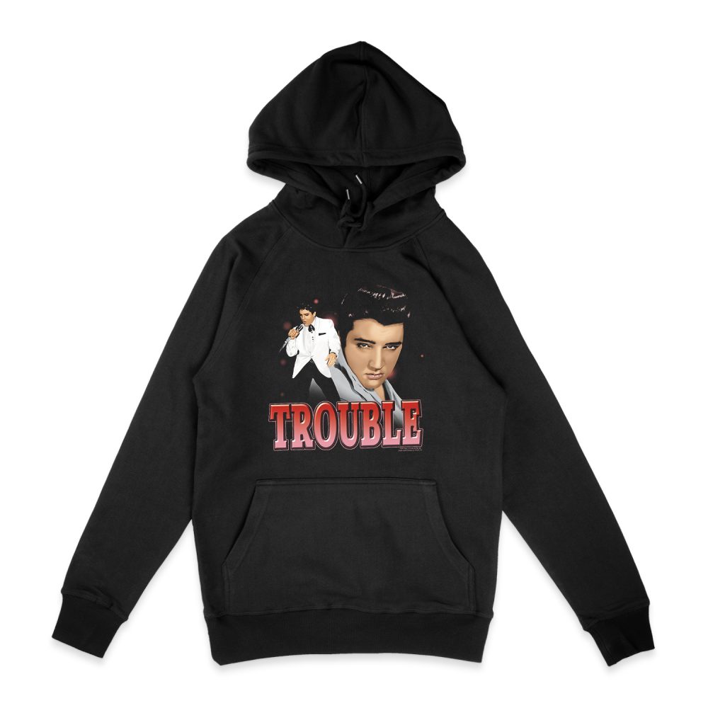 ELVIS PRESLEY TROUBLE HOODIE