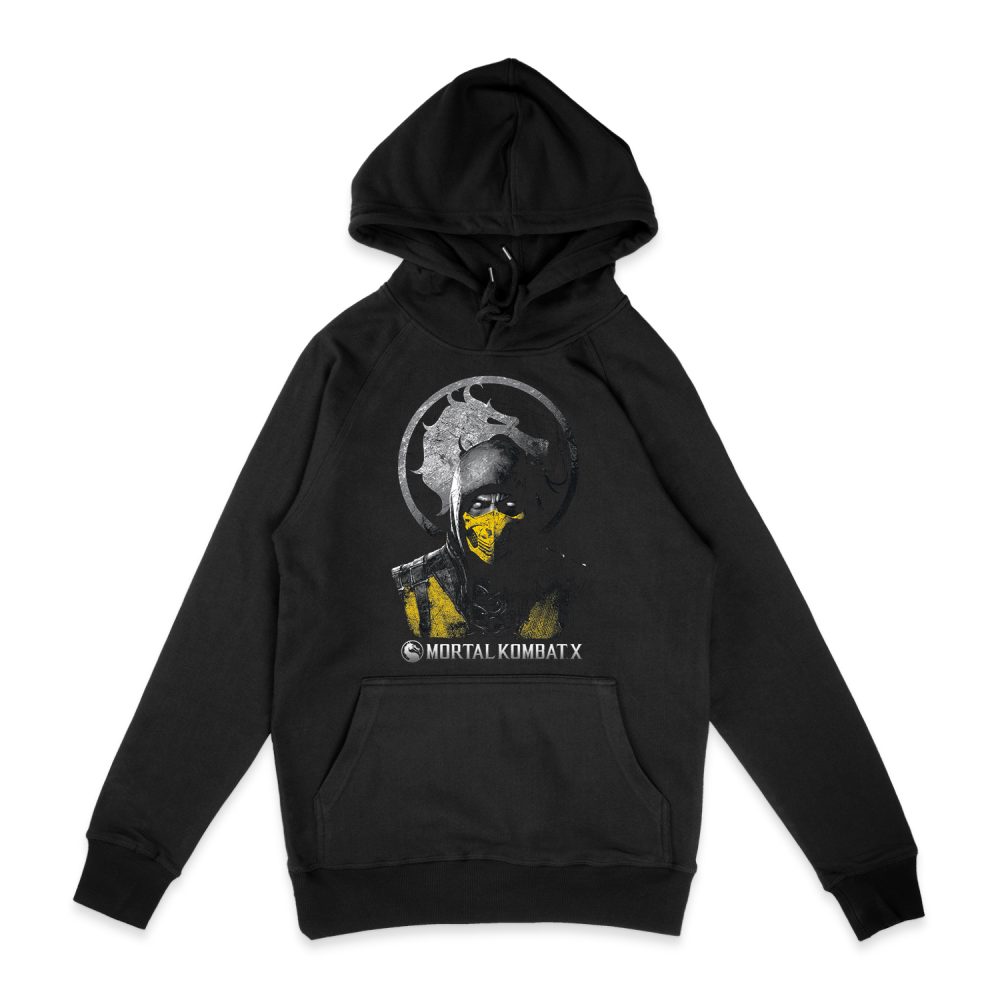 MORTAL KOMBAT SCORPION BUST HOODIE