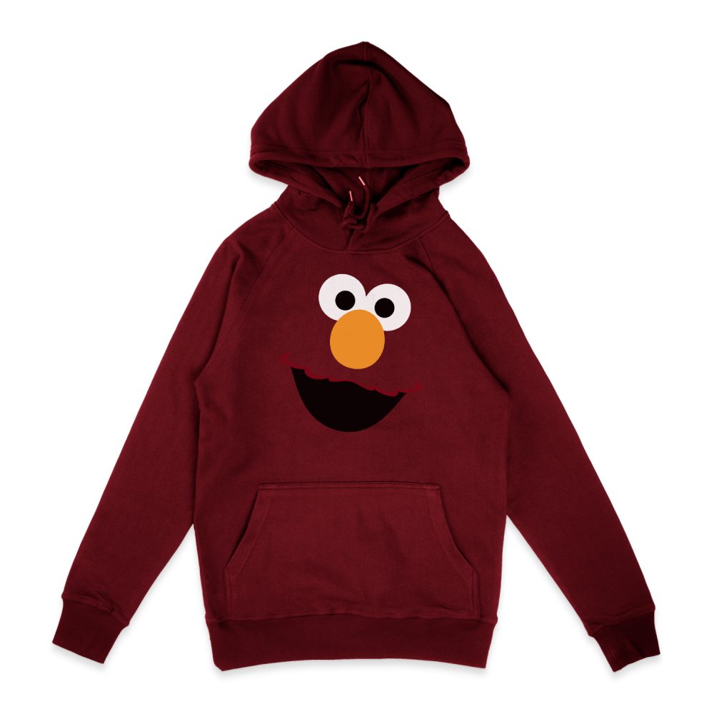 SESAME STREET ELMO FACE HOODIE