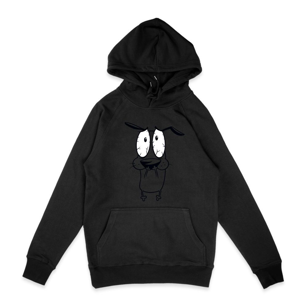 COURAGE THE COWARDLY DOG SCARED HOODIE