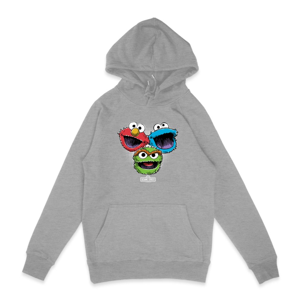 SESAME STREET HALFTONE HEADS HOODIE