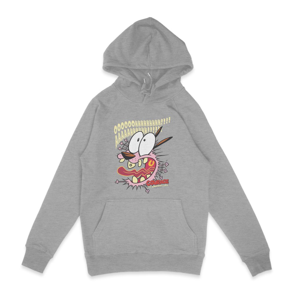 COURAGE THE COWARDLY DOG SCAREDY DOG HOODIE