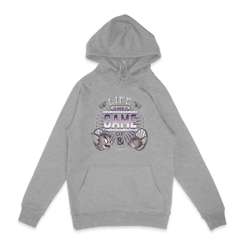 TOM AND JERRY LIFE IS A GAME #2 HOODIE
