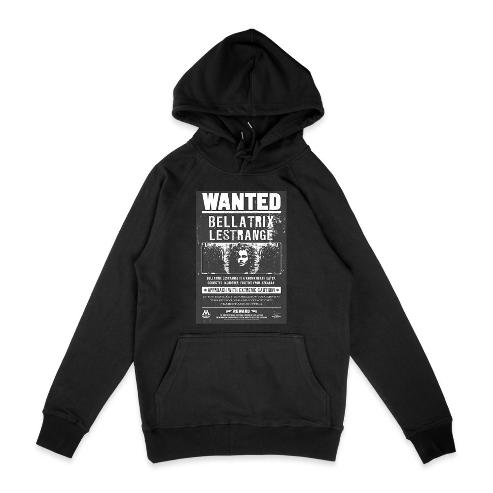 HARRY POTTER WANTED BELLATRIX HOODIE