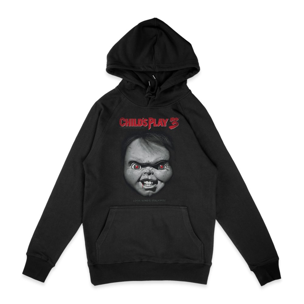 CHILD'S PLAY 3 FACE POSTER HOODIE