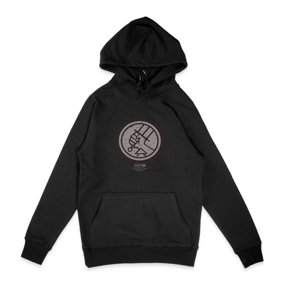 HELLBOY MIGNOLA STYLE LOGO HOODIE