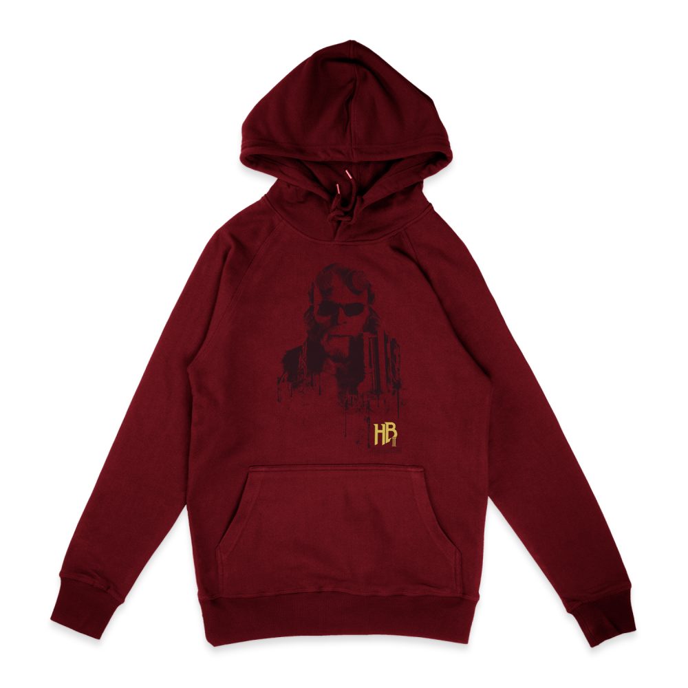 HELLBOY SPLATTER GUN HOODIE