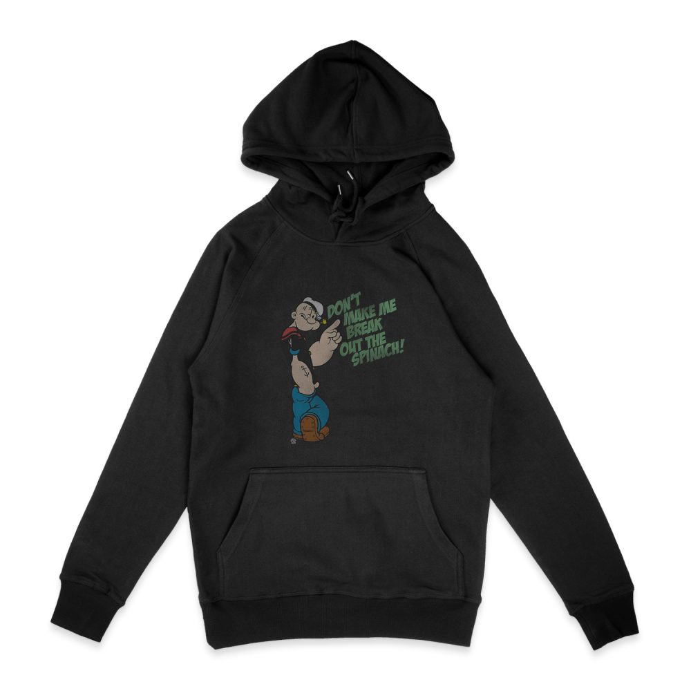 POPEYE BREAK OUT SPINACH HOODIE