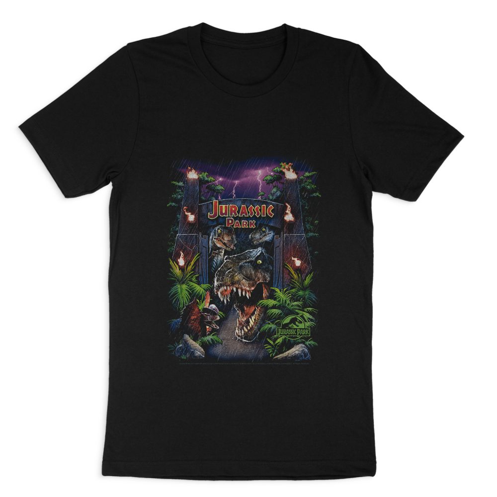 JURASSIC PARK WELCOME TO THE PARK SHORT SLEEVE T-SHIRT