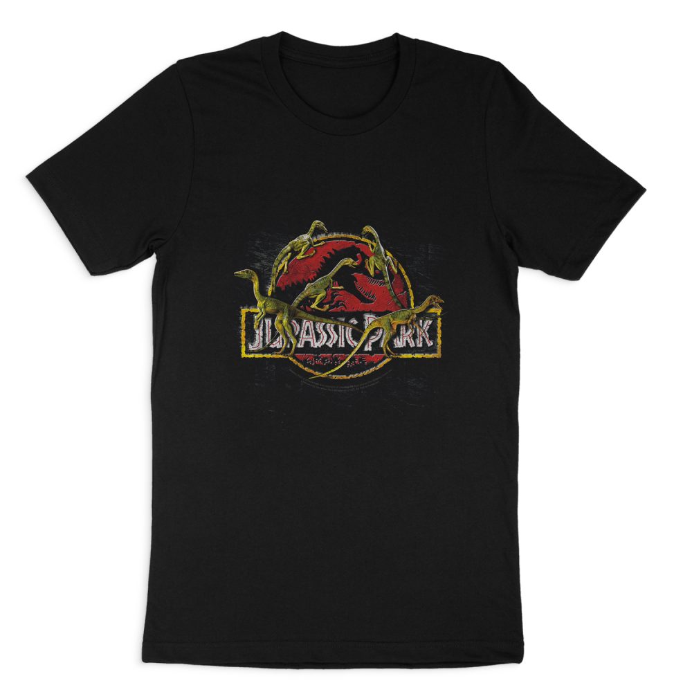 JURASSIC PARK SOMETHING HAS SURVIVED SHORT SLEEVE T-SHIRT