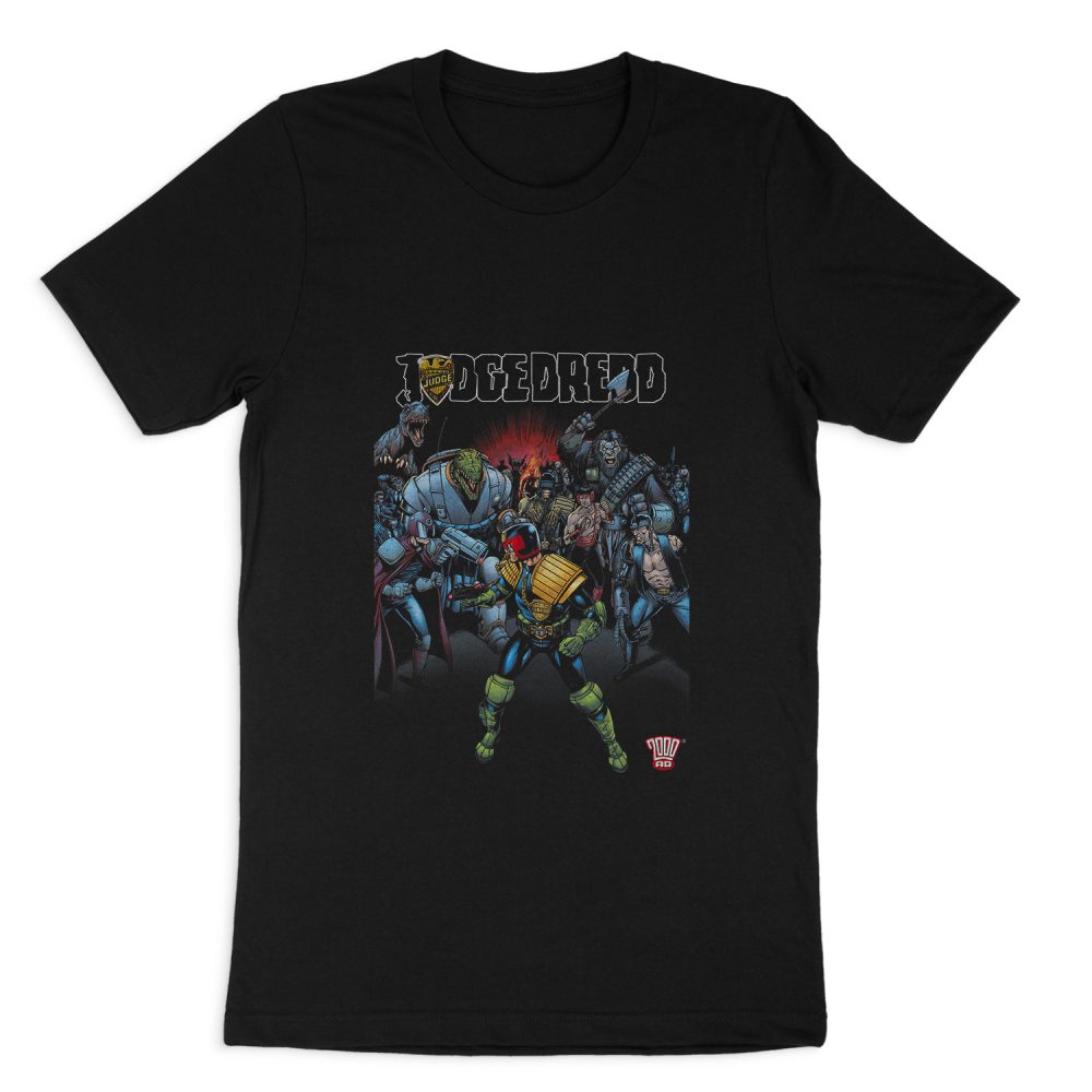 JUDGE DREDD BEHIND YOU SHORT SLEEVE T-SHIRT