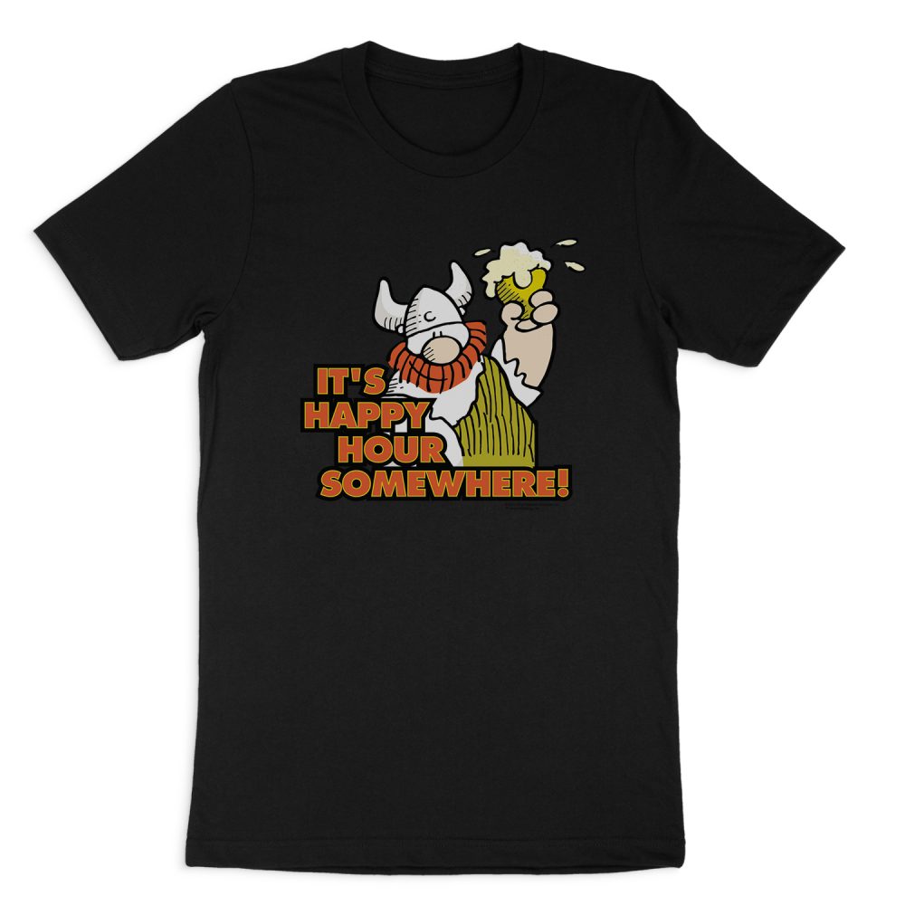 HAGAR THE HORRIBLE HAPPY HOUR SHORT SLEEVE T-SHIRT