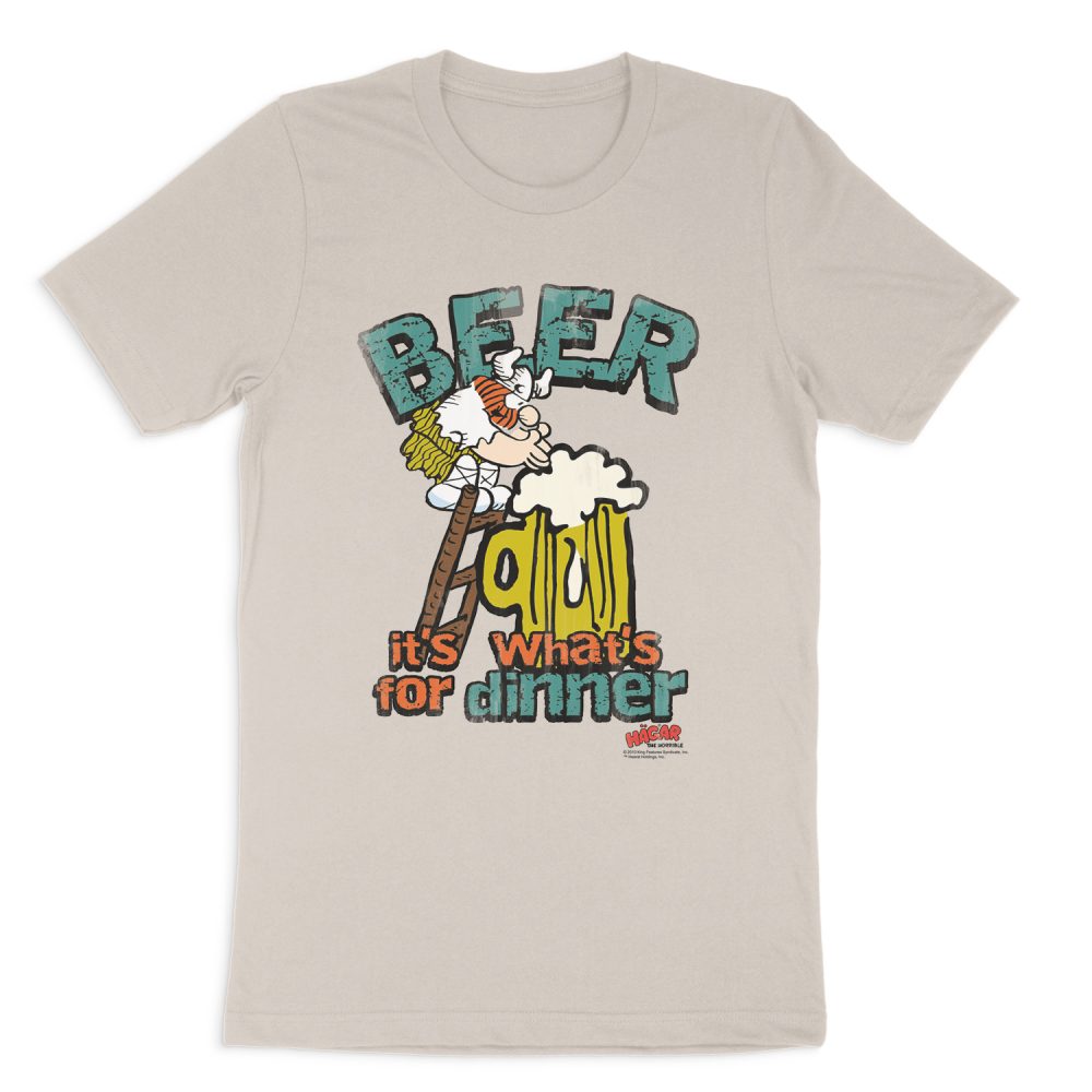HAGAR THE HORRIBLE BEER, DINNER SHORT SLEEVE T-SHIRT