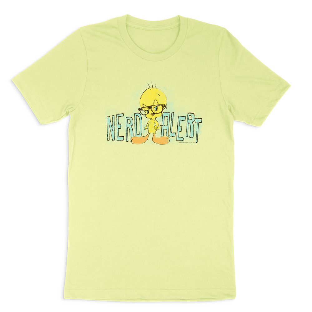 LOONEY TUNES NERD ALERT SHORT SLEEVE T-SHIRT