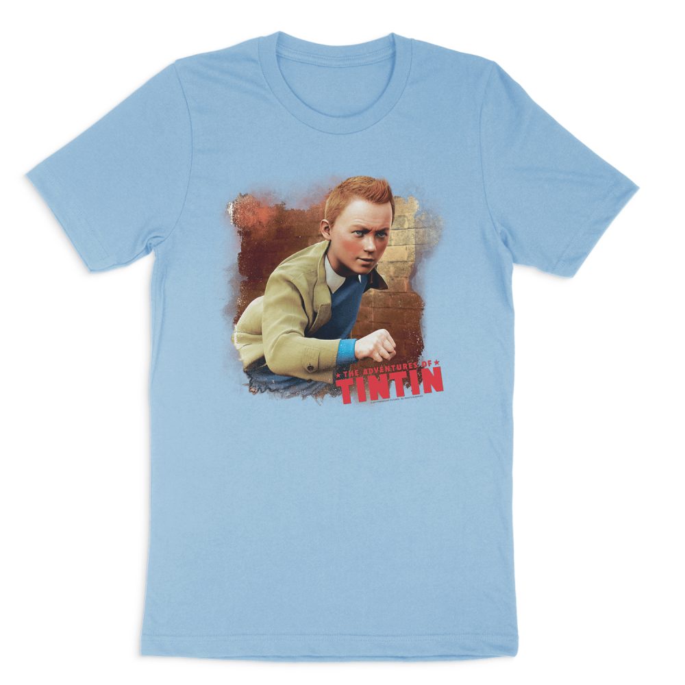 THE ADVENTURES OF TINTIN TITLE SHORT SLEEVE T-SHIRT