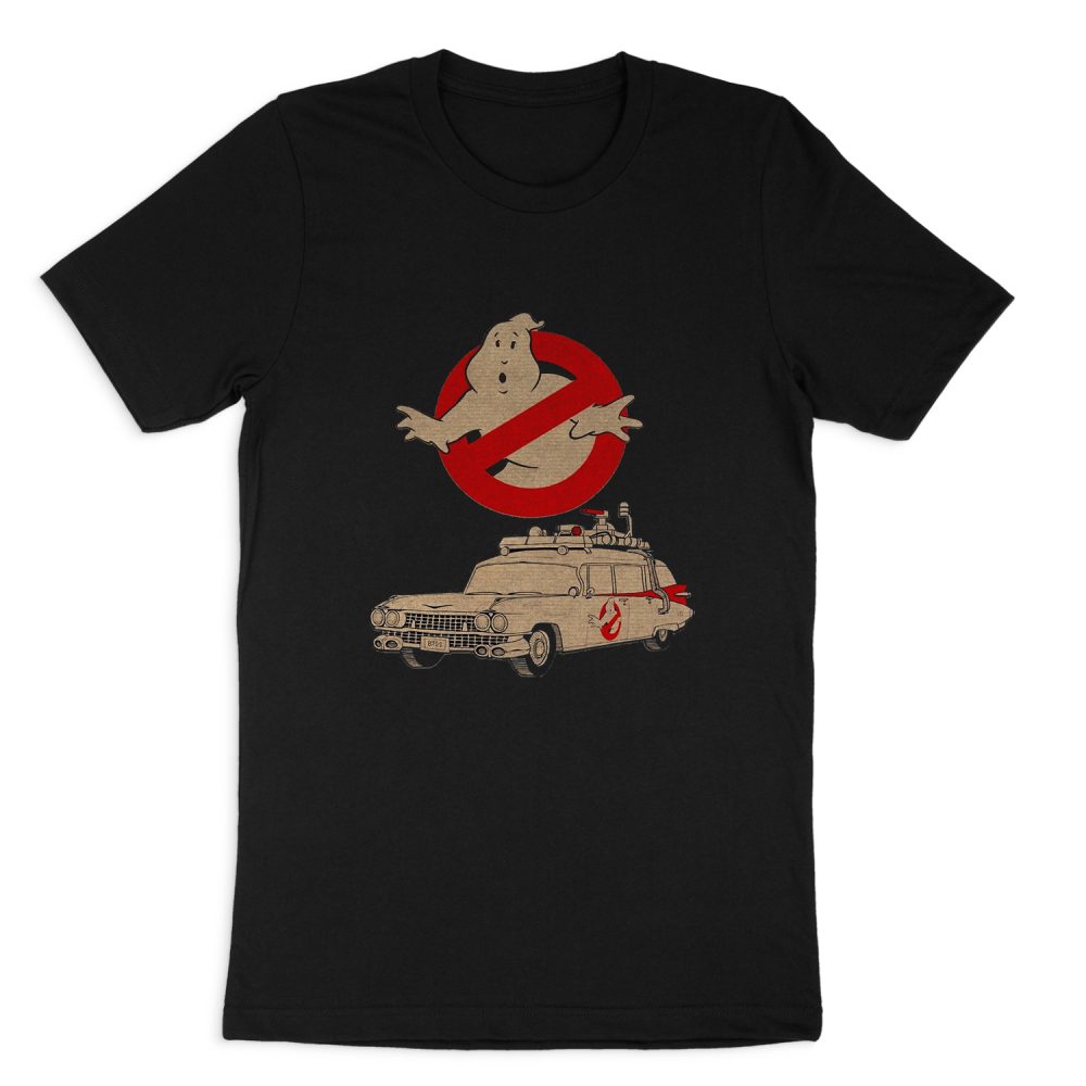 GHOSTBUSTERS CAR SHORT SLEEVE T-SHIRT