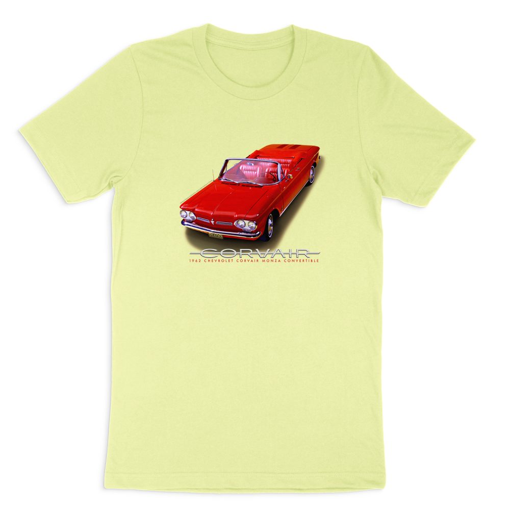 CHEVROLET 62 CORVAIR CONVERTIBLE SHORT SLEEVE T-SHIRT