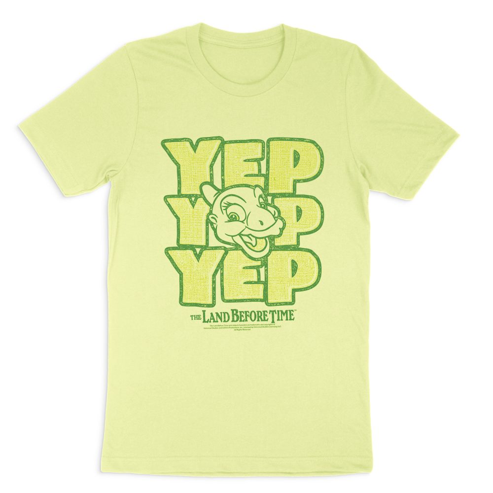LAND BEFORE TIME YEP YEP YEP SHORT SLEEVE T-SHIRT