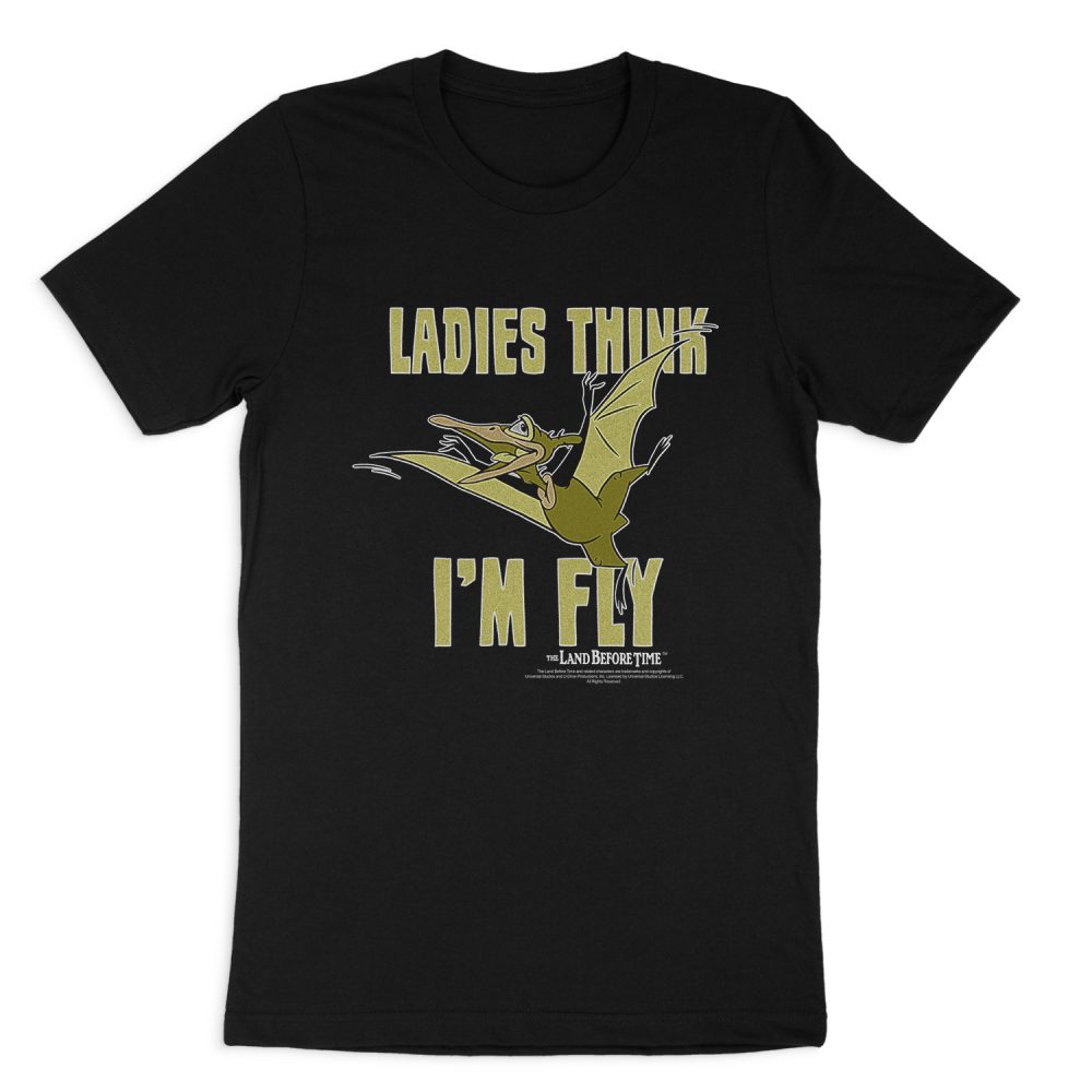 LAND BEFORE TIME I'M FLY SHORT SLEEVE T-SHIRT