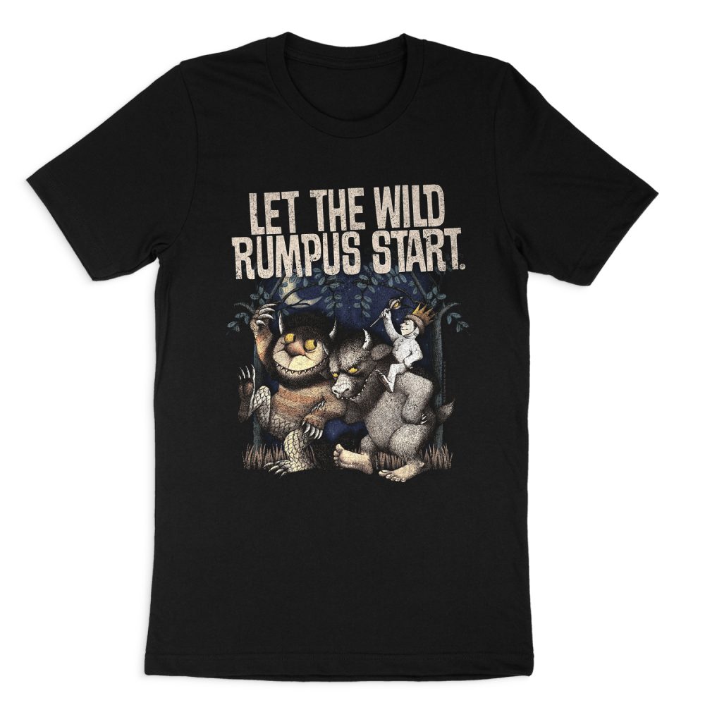 WHERE THE WILD THINGS ARE WILD RUMPUS SHORT SLEEVE T-SHIRT