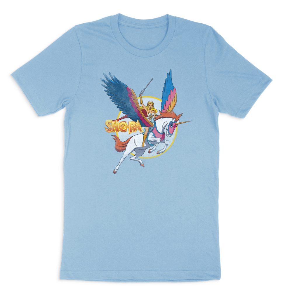 SHE RA AND SWIFTWIND SHORT SLEEVE T-SHIRT