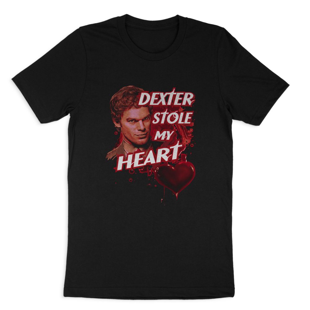 DEXTER BLOODY HEART SHORT SLEEVE T-SHIRT