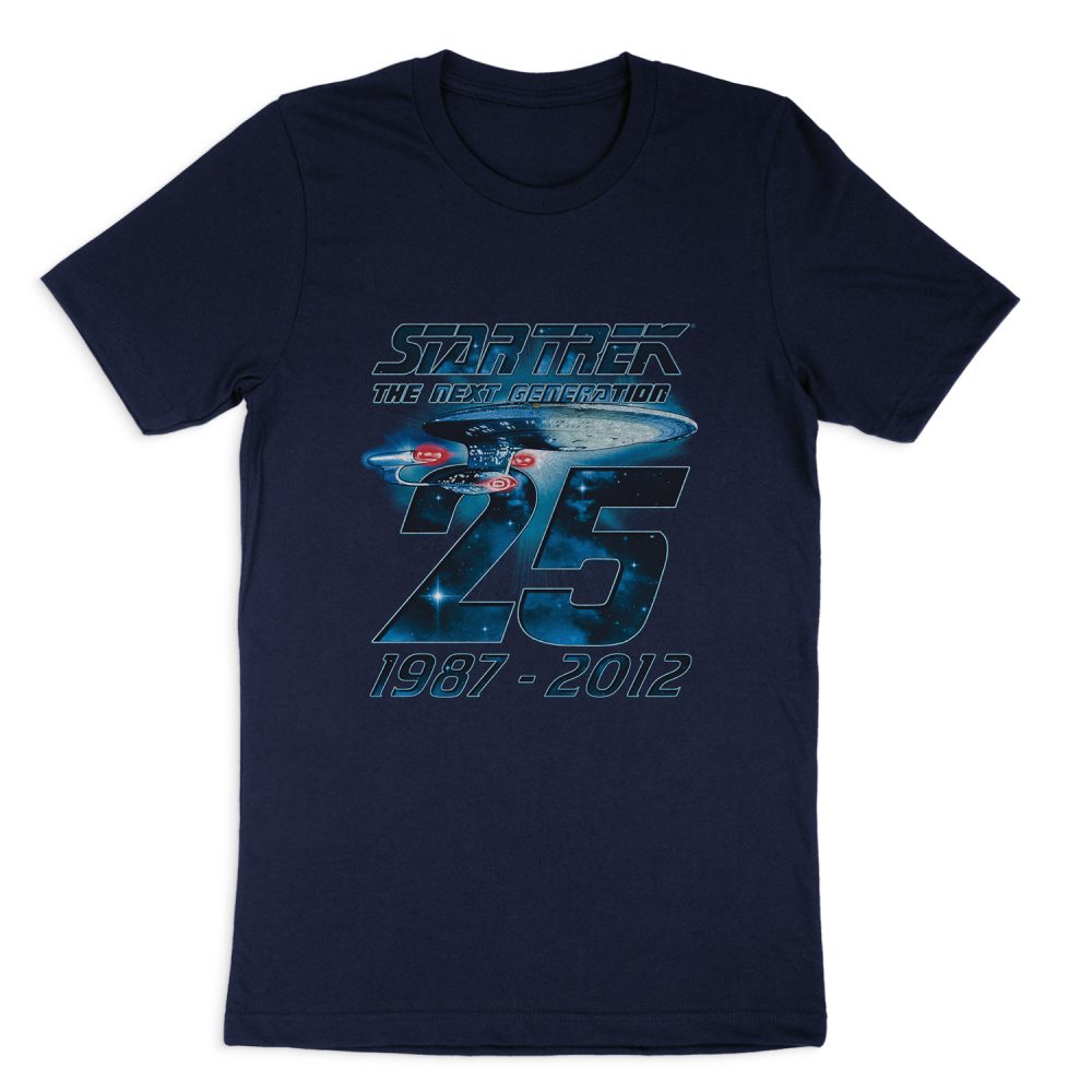 STAR TREK ENTERPRISE 25 SHORT SLEEVE T-SHIRT
