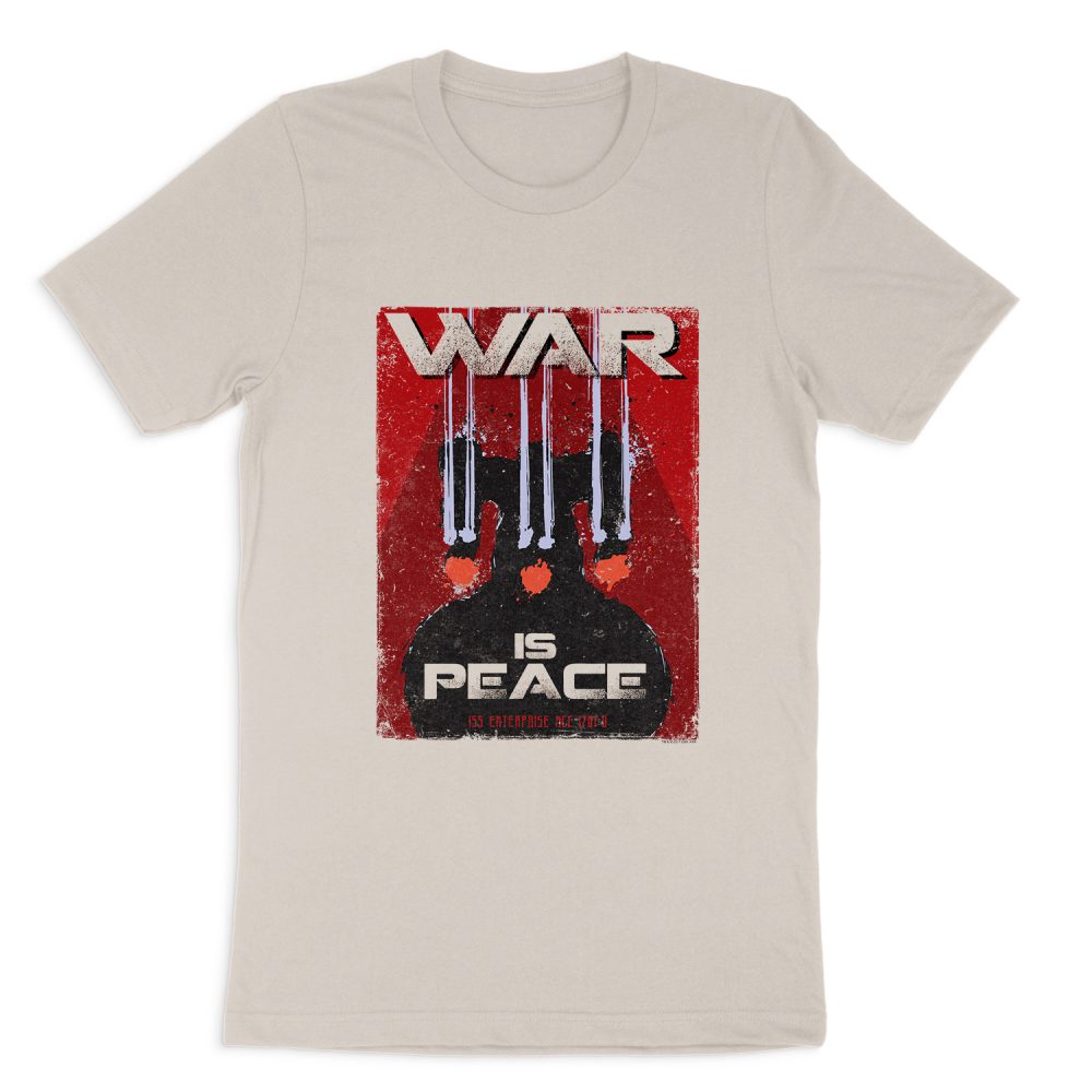 STAR TREK WAR IS PEACE SHORT SLEEVE T-SHIRT