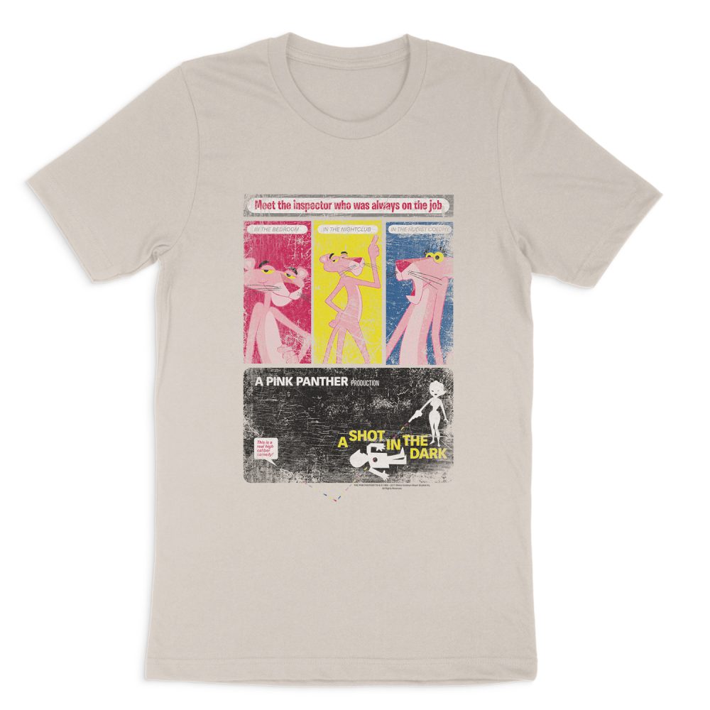 PINK PANTHER SHOT IN THE DARK SHORT SLEEVE T-SHIRT