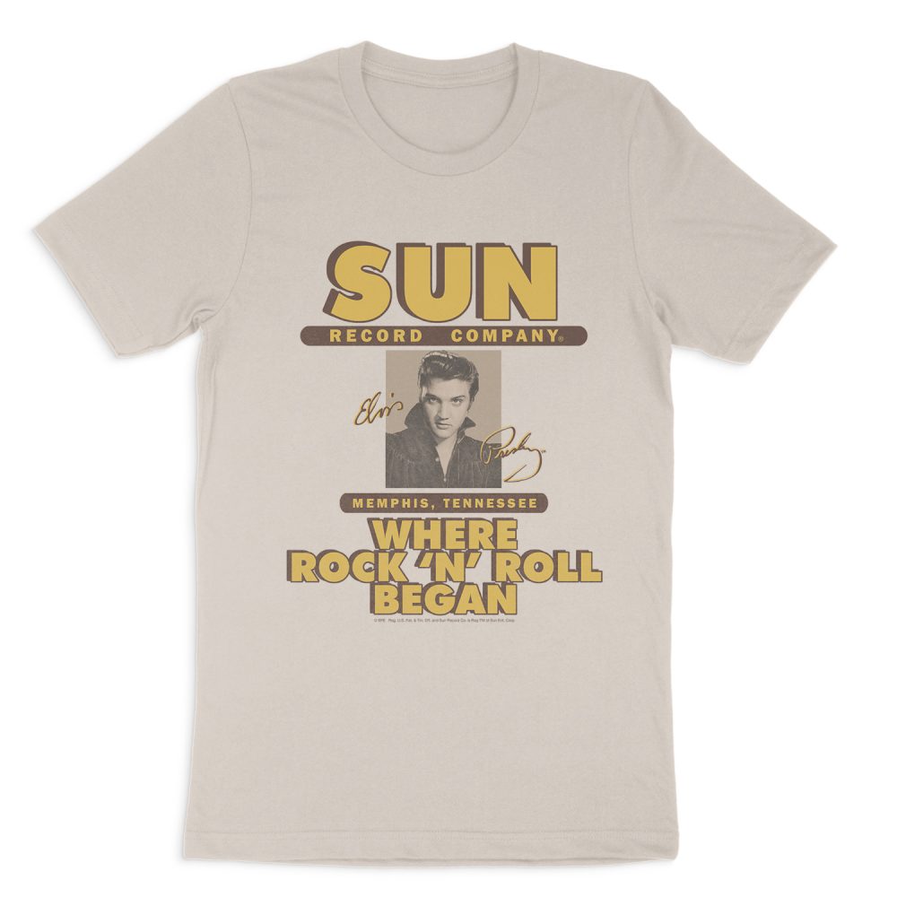 SUN RECORDS SUN AD SHORT SLEEVE T-SHIRT
