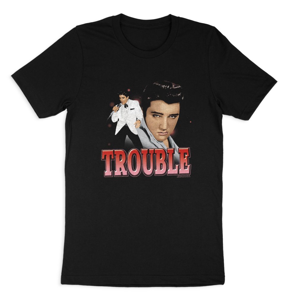 ELVIS PRESLEY TROUBLE SHORT SLEEVE T-SHIRT