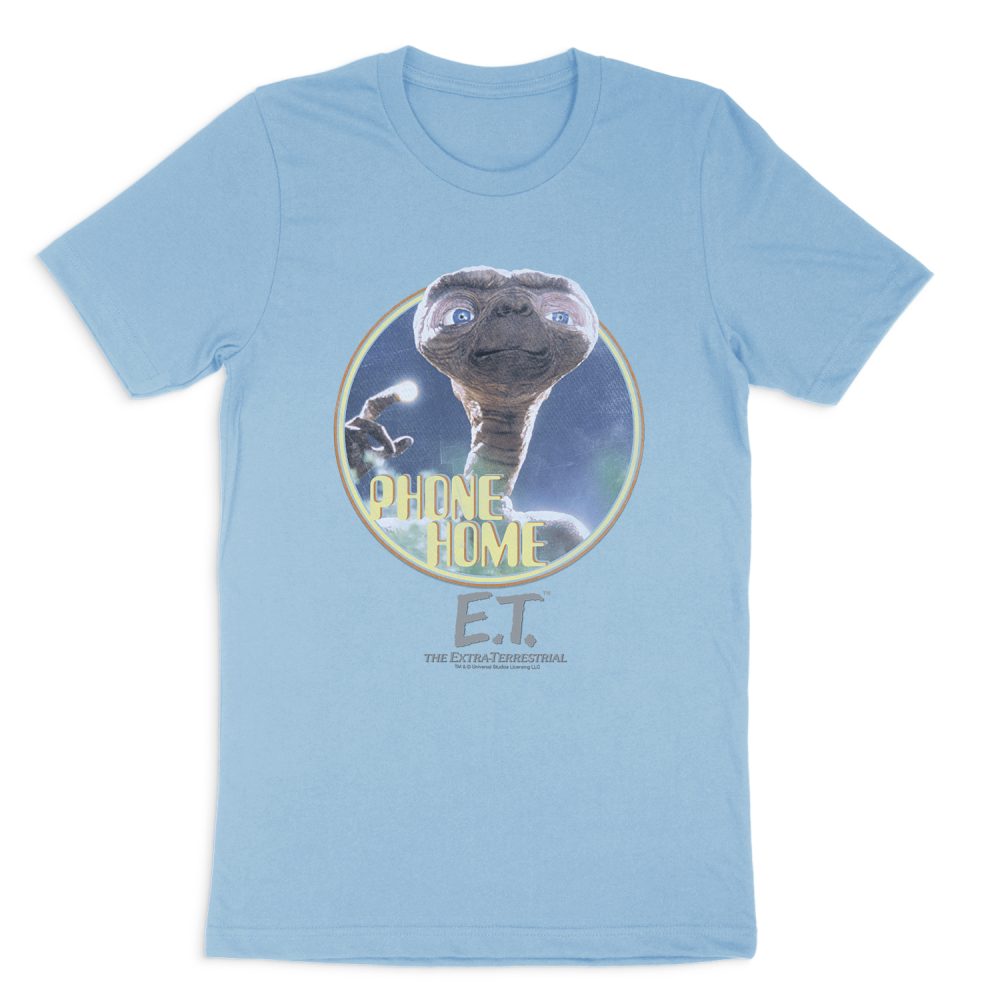 E.T. THE EXTRA-TERRESTRIAL PHONE HOME SHORT SLEEVE T-SHIRT