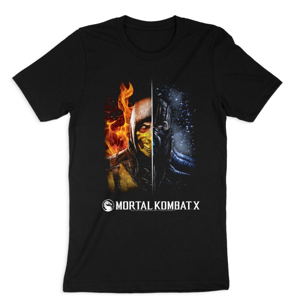 MORTAL KOMBAT FIRE AND ICE SHORT SLEEVE T-SHIRT