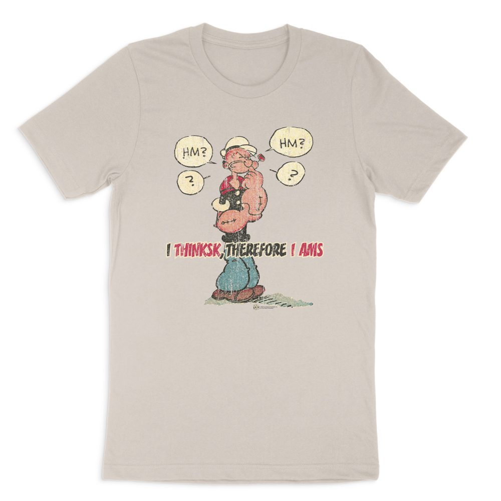 POPEYE THE THINKSTER SHORT SLEEVE T-SHIRT