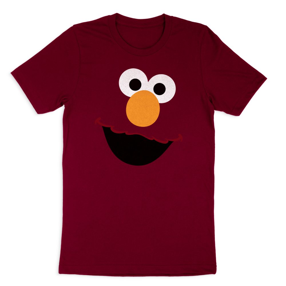 SESAME STREET ELMO FACE SHORT SLEEVE T-SHIRT