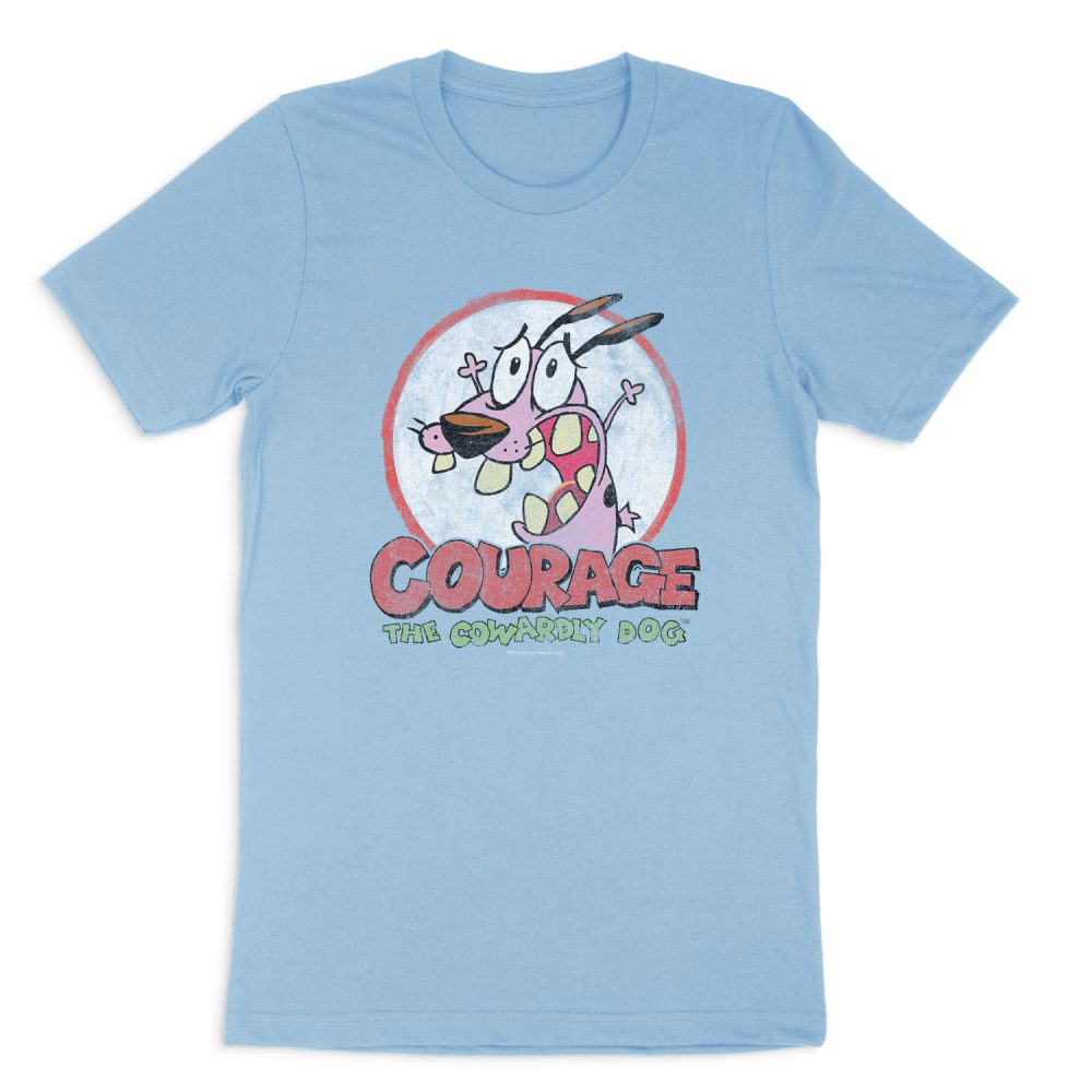 COURAGE THE COWARDLY DOG VINTAGE COURAGE SHORT SLEEVE T-SHIRT