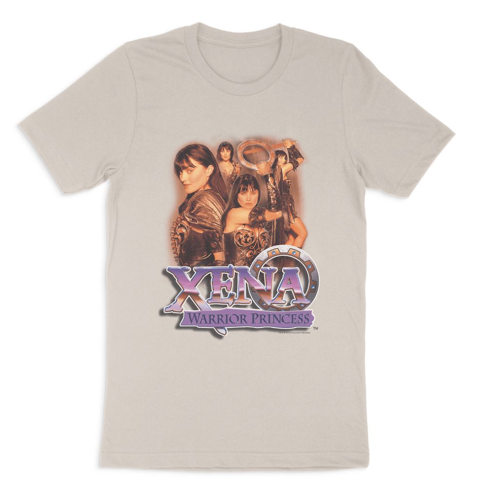 XENA WARRIOR PRINCESS PRINCESS COLLAGE SHORT SLEEVE T-SHIRT