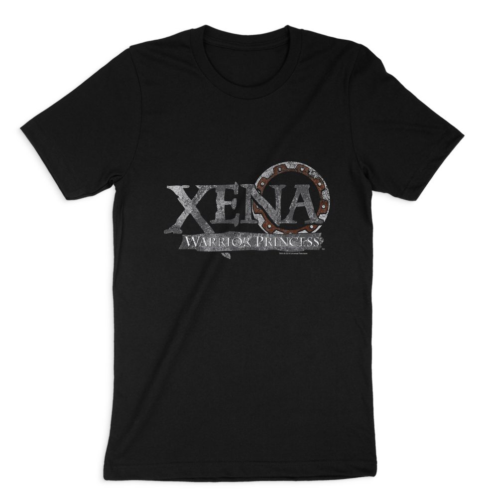 XENA WARRIOR PRINCESS BATTERED LOGO SHORT SLEEVE T-SHIRT