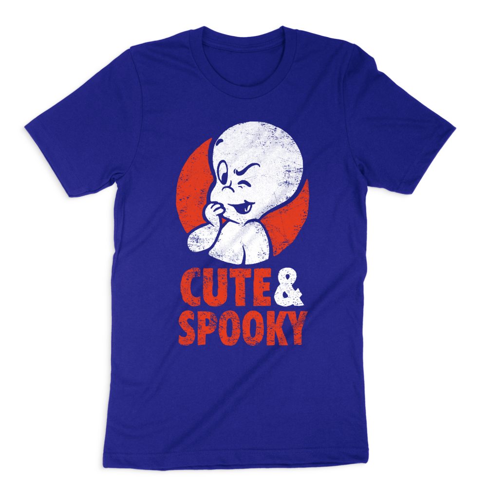 CASPER THE FRIENDLY GHOST SPOOKY SHORT SLEEVE T-SHIRT