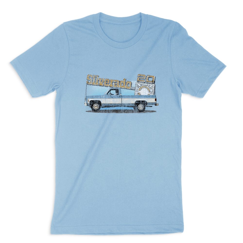 CHEVROLET OLD SILVERADO SKETCH SHORT SLEEVE T-SHIRT
