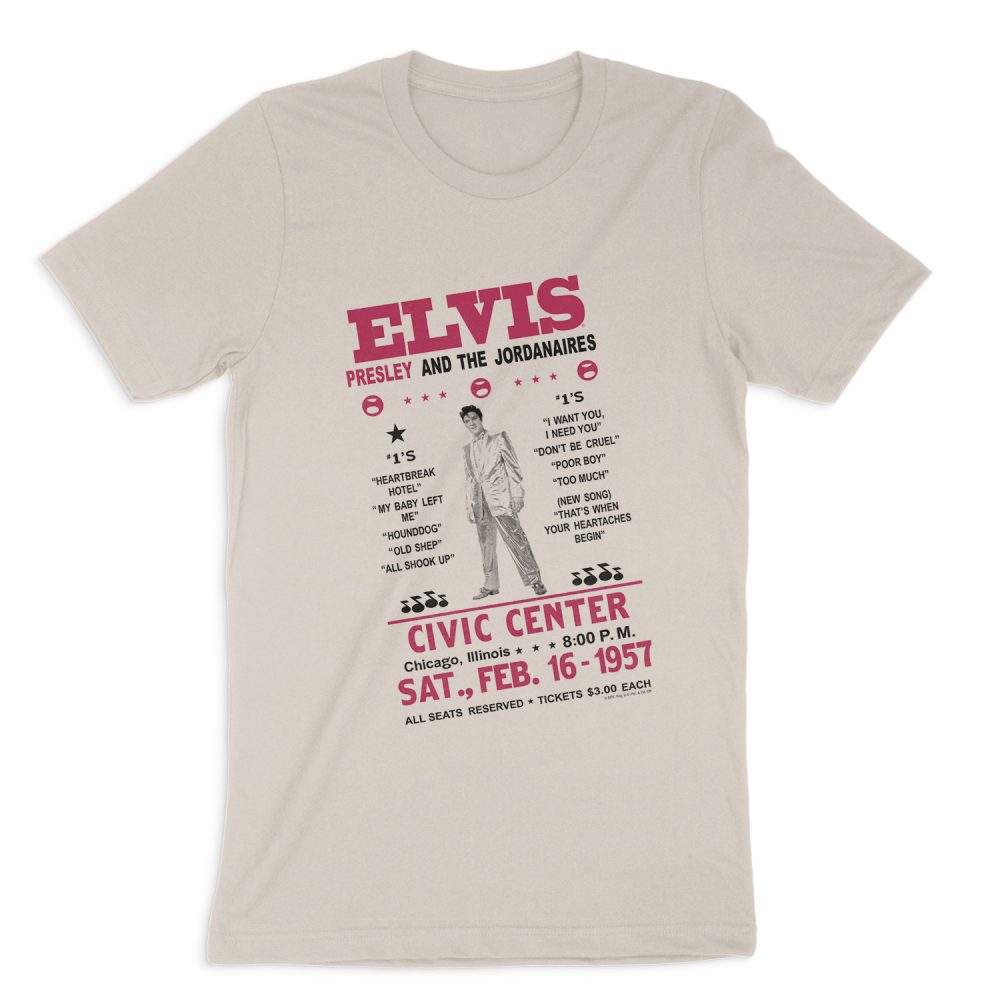 ELVIS PRESLEY JORDANAIRES SHORT SLEEVE T-SHIRT