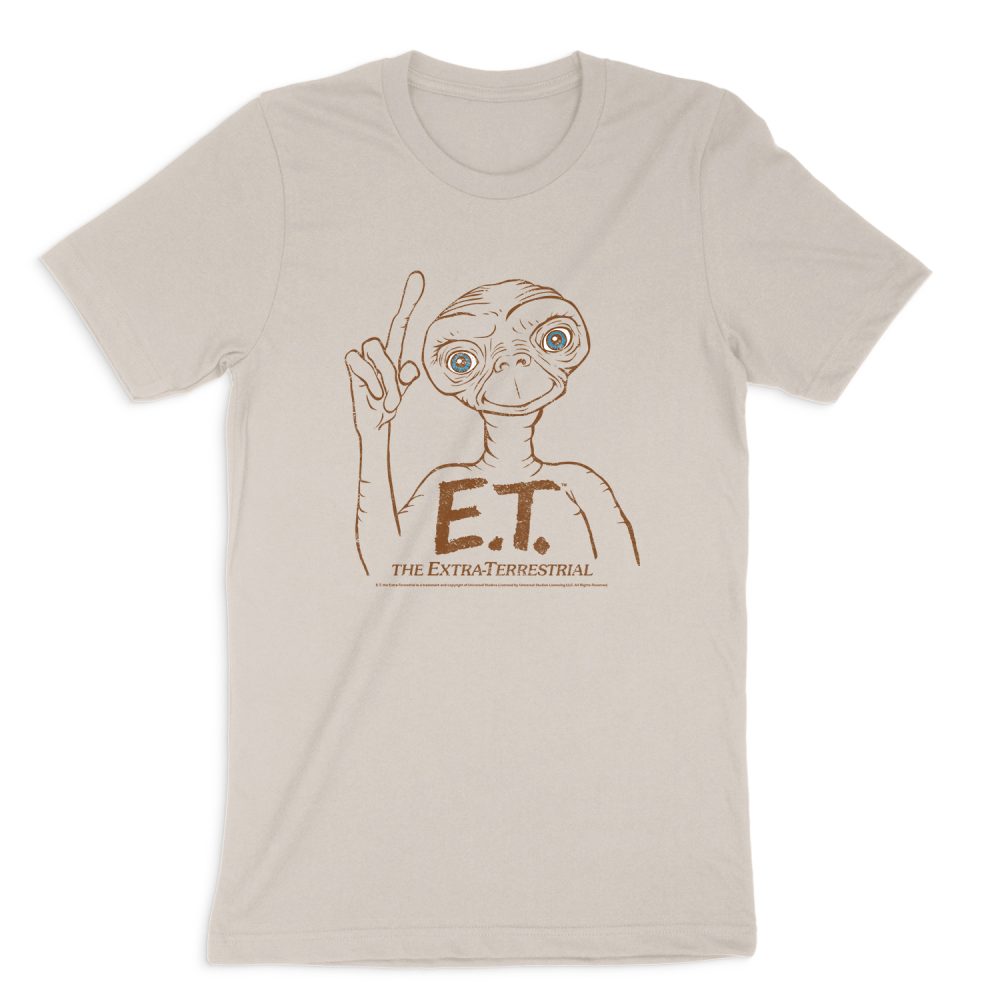 E.T. THE EXTRA-TERRESTRIAL POINTING SHORT SLEEVE T-SHIRT