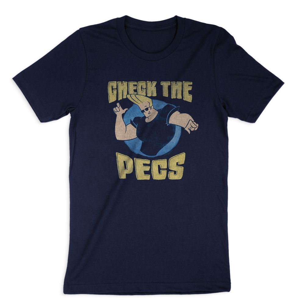 JOHNNY BRAVO CHECK THE PECTS SHORT SLEEVE T-SHIRT