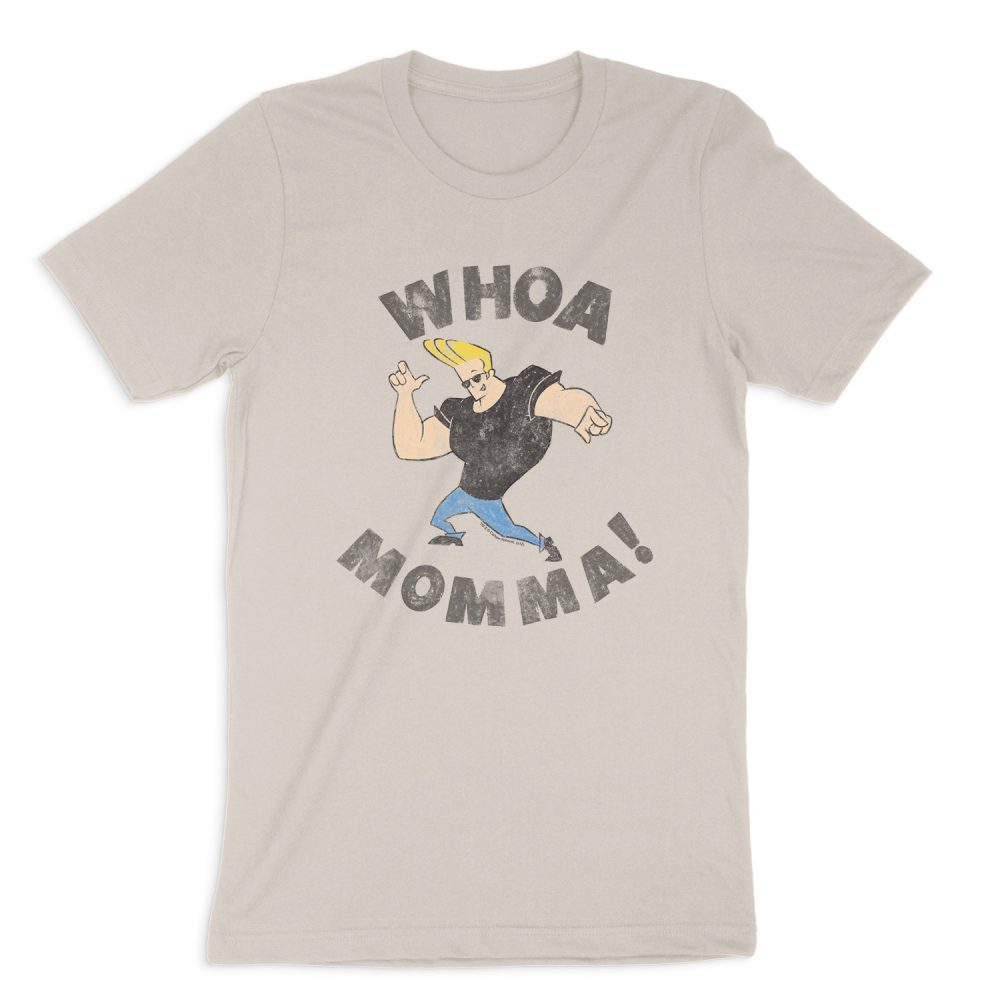 JOHNNY BRAVO WHOA MOMMA SHORT SLEEVE T-SHIRT